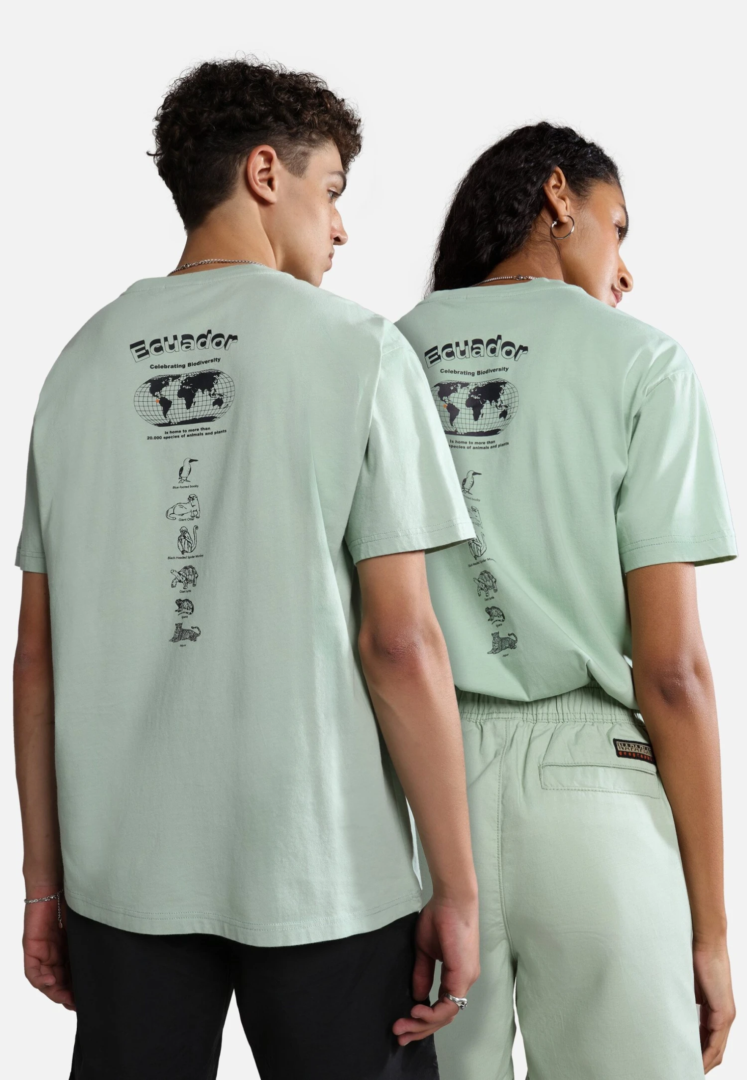 Napapijri Paradise- T-Shirt Print - Green Frost G1E 4 Napapijri Paradise- T-Shirt Print - Green Frost G1E - Afbeelding 2