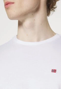 Napapijri Salis - T-Shirt Basic - Bright White -Napapijri 01027d67b7c94a0f8aff90145b41161a