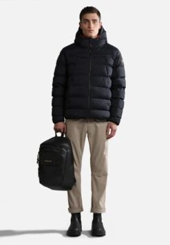 Napapijri Newton - Gewatteerde Jas - Black -Napapijri 02d359405a9a4990b0622c7ffe2597c2