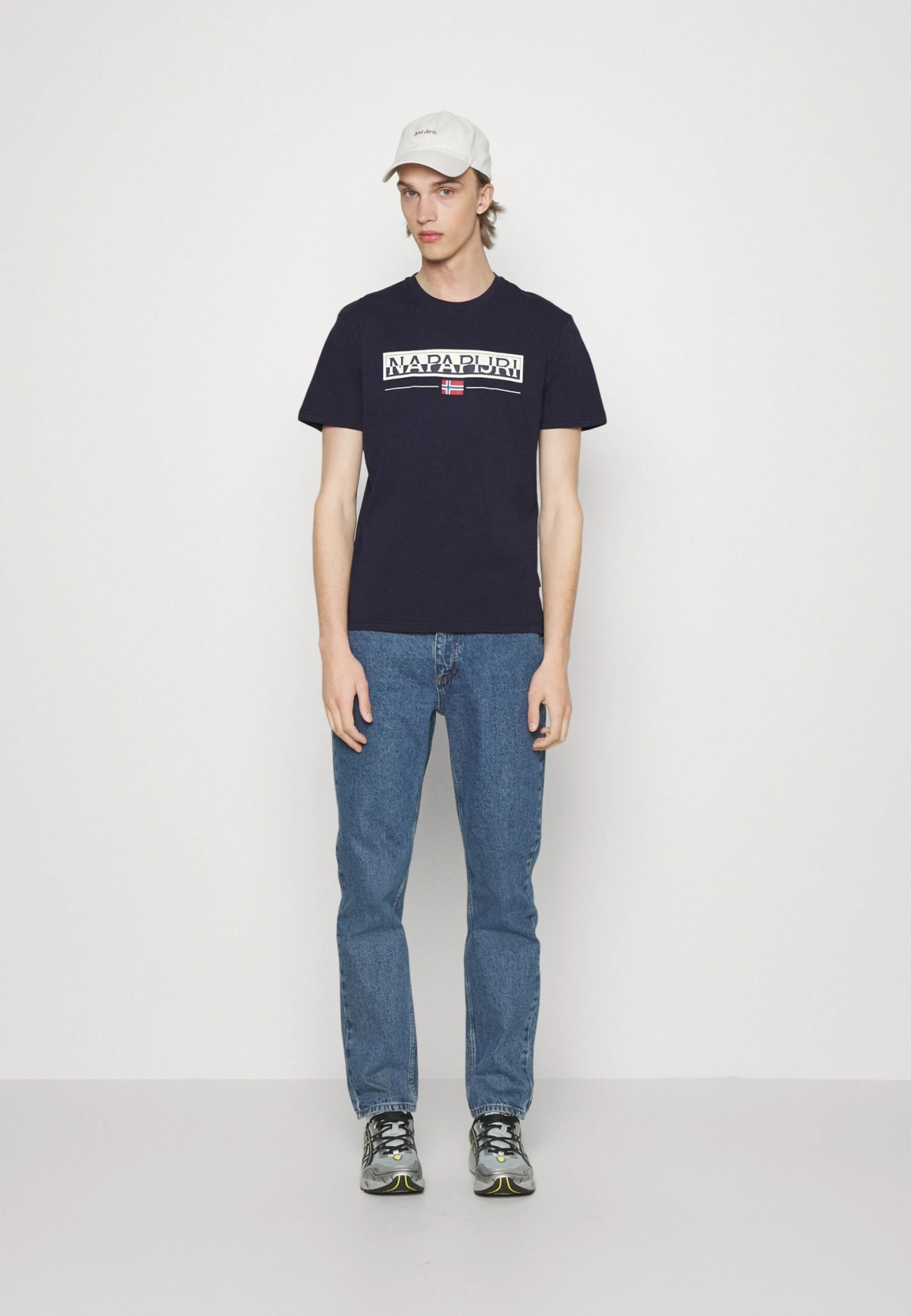 Napapijri T-Shirt Print - Blu Marine 4 Napapijri T-Shirt Print - Blu Marine - Afbeelding 2