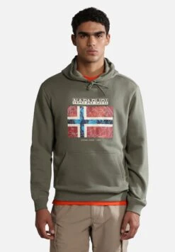 Napapijri Guieo- Hoodie - Green Lichen