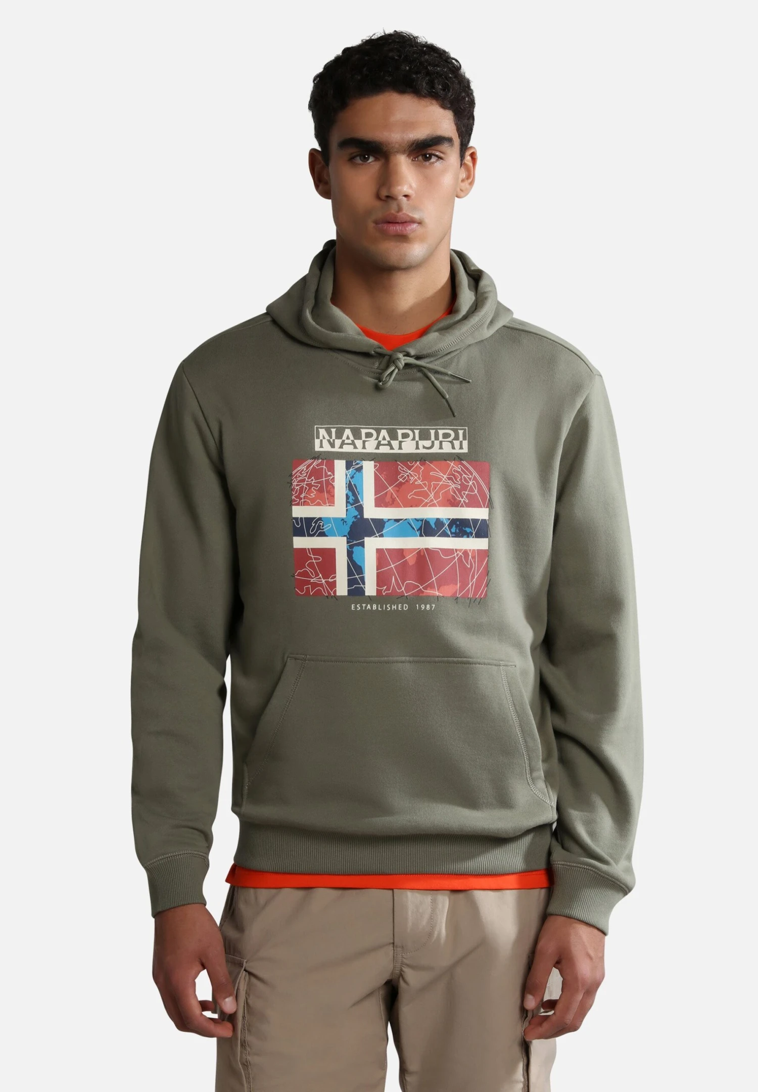 Napapijri Guieo- Hoodie - Green Lichen 3 Napapijri Guieo- Hoodie - Green Lichen