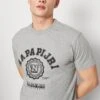 Napapijri S-Quito Ss - T-Shirt Print - Grey -Napapijri 0b71de1d8a194bbca28839eaf343b9cc