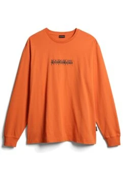 Napapijri S-Box Ls - Longsleeve - Orange Buttern -Napapijri 0f0651cf0b19410cad5aa28c59d0886c