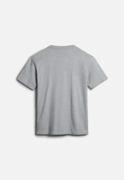 Napapijri S Box Ss - T-Shirt Print - Medium Grey Melange -Napapijri 0f4ebf0cca1046f9b61c6cf8ac4167a3