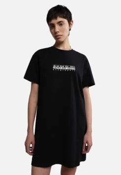 Napapijri Box Long - T-Shirt Print - Black