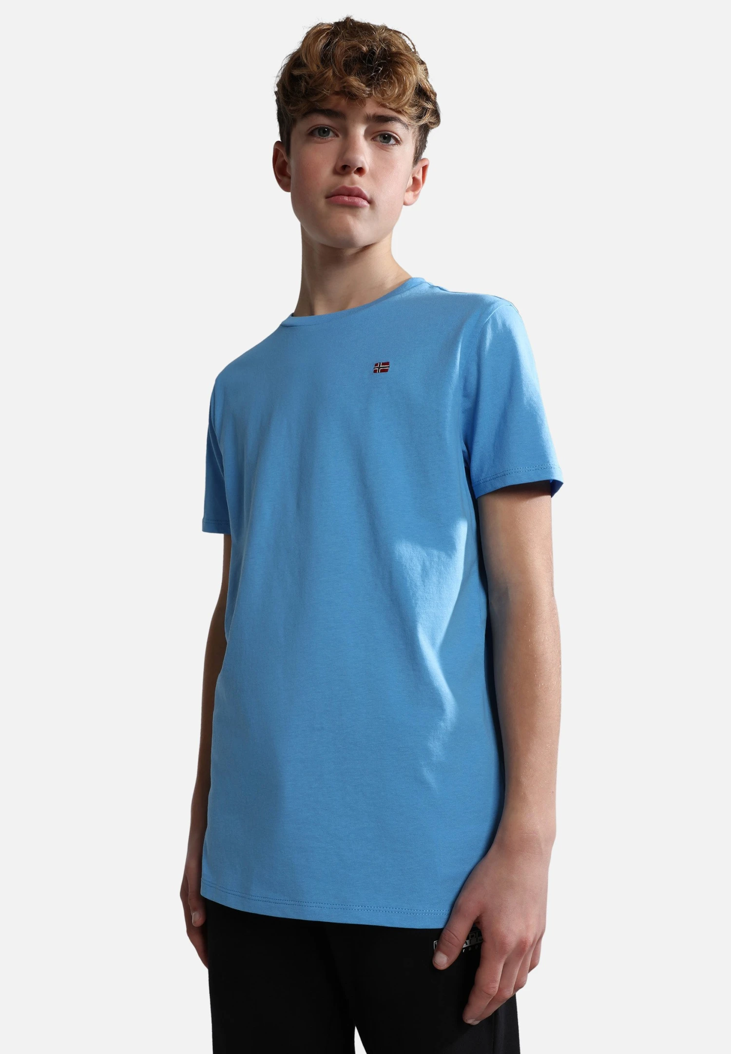 Napapijri Salis - T-Shirt Basic - Blue Azure 4 Napapijri Salis - T-Shirt Basic - Blue Azure - Afbeelding 2