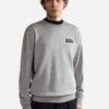 Napapijri B-Iaato C - Sweater - Medium Grey Melange -Napapijri 111d5dc8573f4ada92702220500859d3
