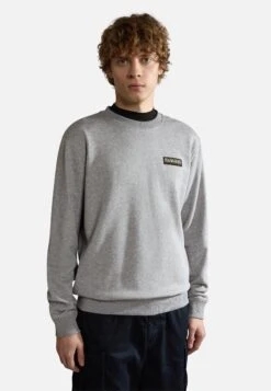 Napapijri B-Iaato C - Sweater - Medium Grey Melange