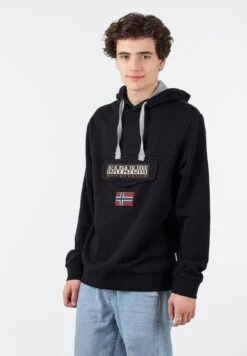 Napapijri Hoodie - Black 8 Napapijri Hoodie - Black -Napapijri 12f7023f08ad459481e6ad441146cdd5