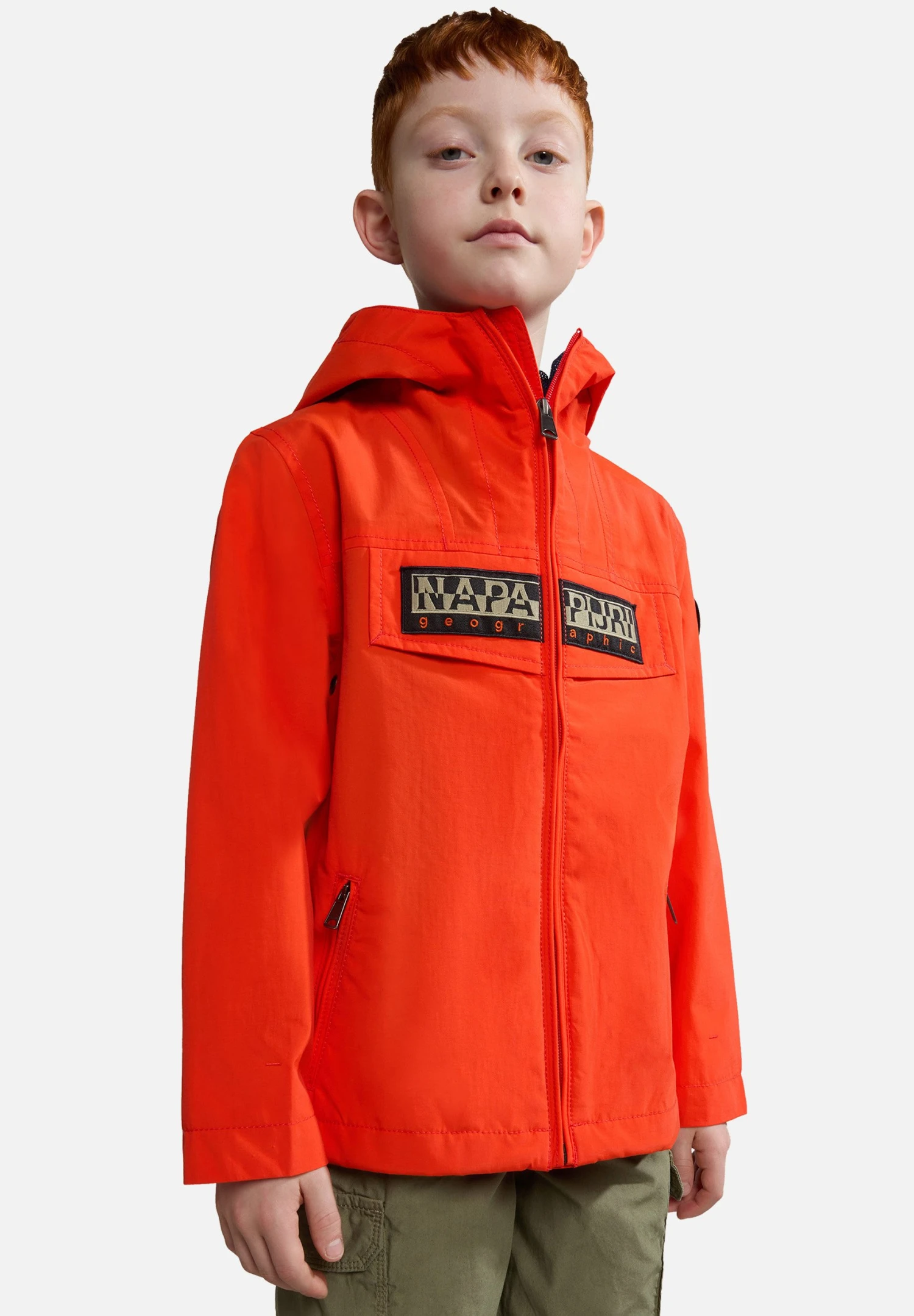 Napapijri Rainforest Summer Open - Lichte Jas - Red Cherry R05 4 Napapijri Rainforest Summer Open - Lichte Jas - Red Cherry R05 - Afbeelding 2