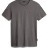 Napapijri Salis - T-Shirt Basic - Gray Granit -Napapijri 162072ac2fe3420dbadcf2036bab1d23