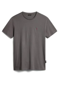 Napapijri Salis - T-Shirt Basic - Gray Granit