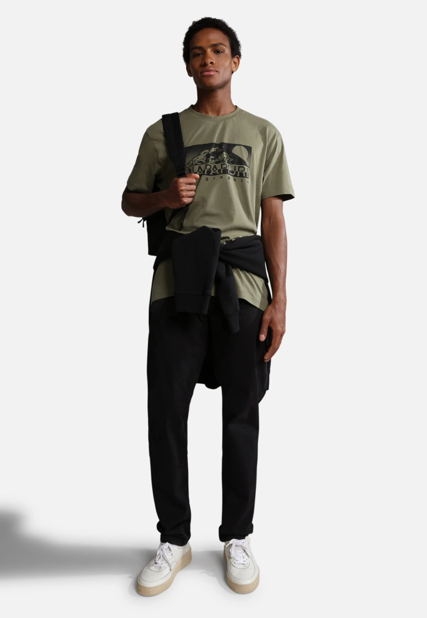 Napapijri S-Quito Ss - T-Shirt Print - Green Lichen 6 Napapijri S-Quito Ss - T-Shirt Print - Green Lichen - Afbeelding 4