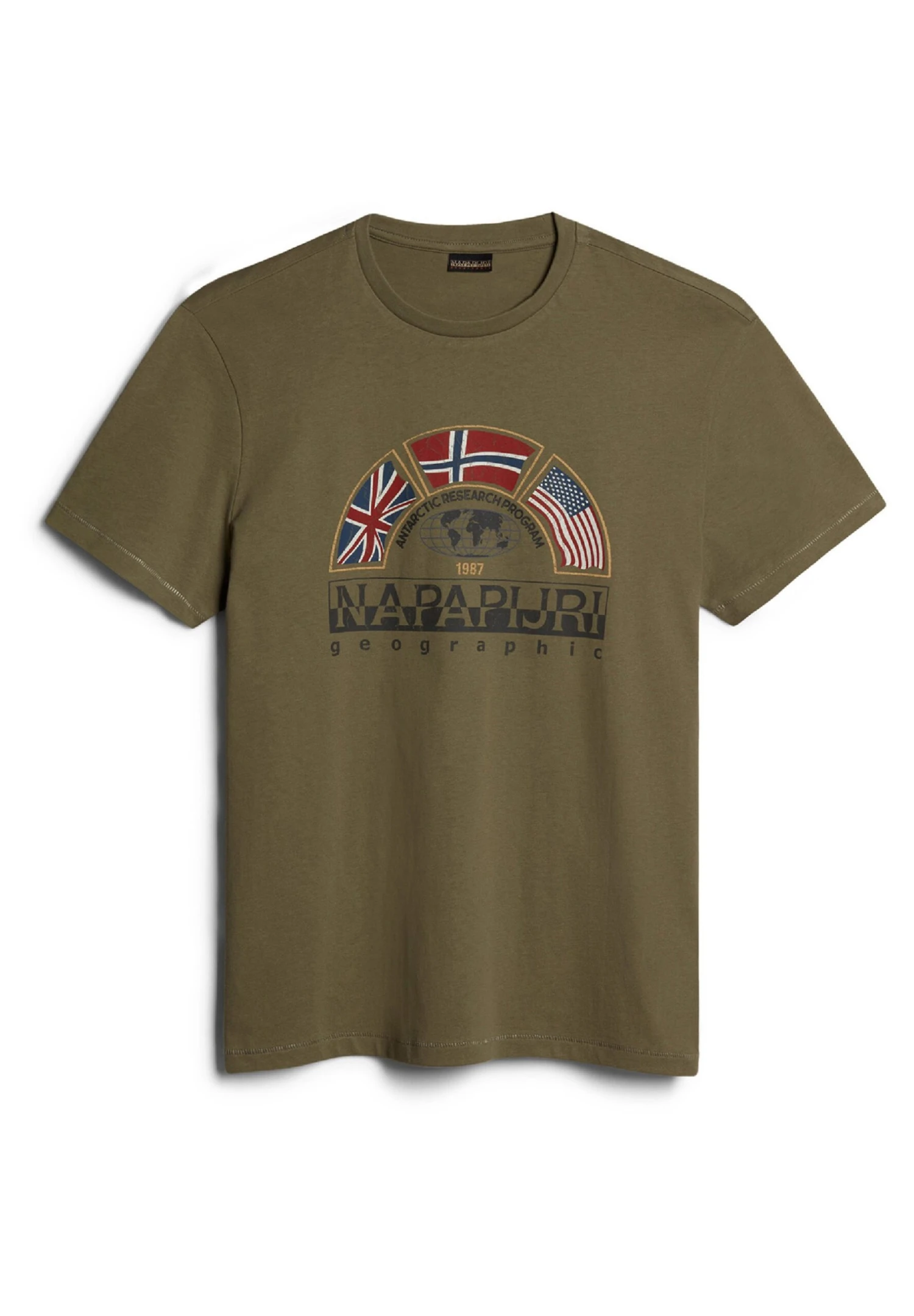 Napapijri Turin - T-Shirt Print - Green Lichen 7 Napapijri Turin - T-Shirt Print - Green Lichen - Afbeelding 5