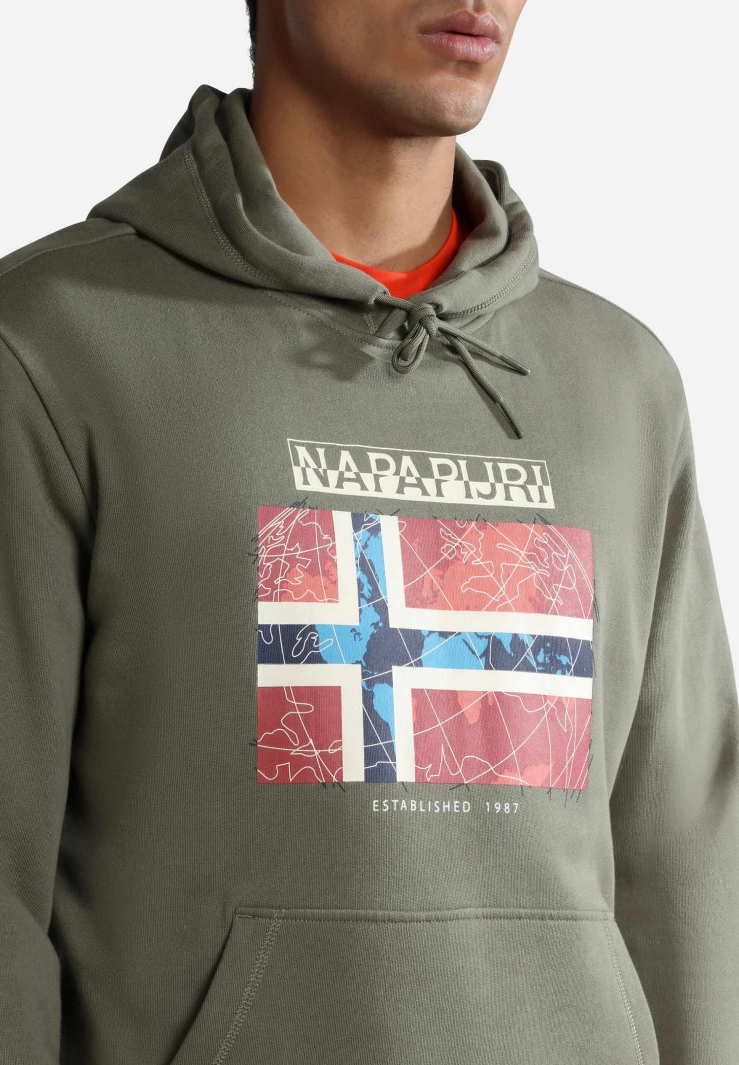 Napapijri Guieo- Hoodie - Green Lichen 6 Napapijri Guieo- Hoodie - Green Lichen - Afbeelding 4