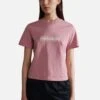 Napapijri S-Box W Ss- T-Shirt Print - Pink Foxglo P -Napapijri 18d9a97d9ebb4bd9bc3719c424a48424