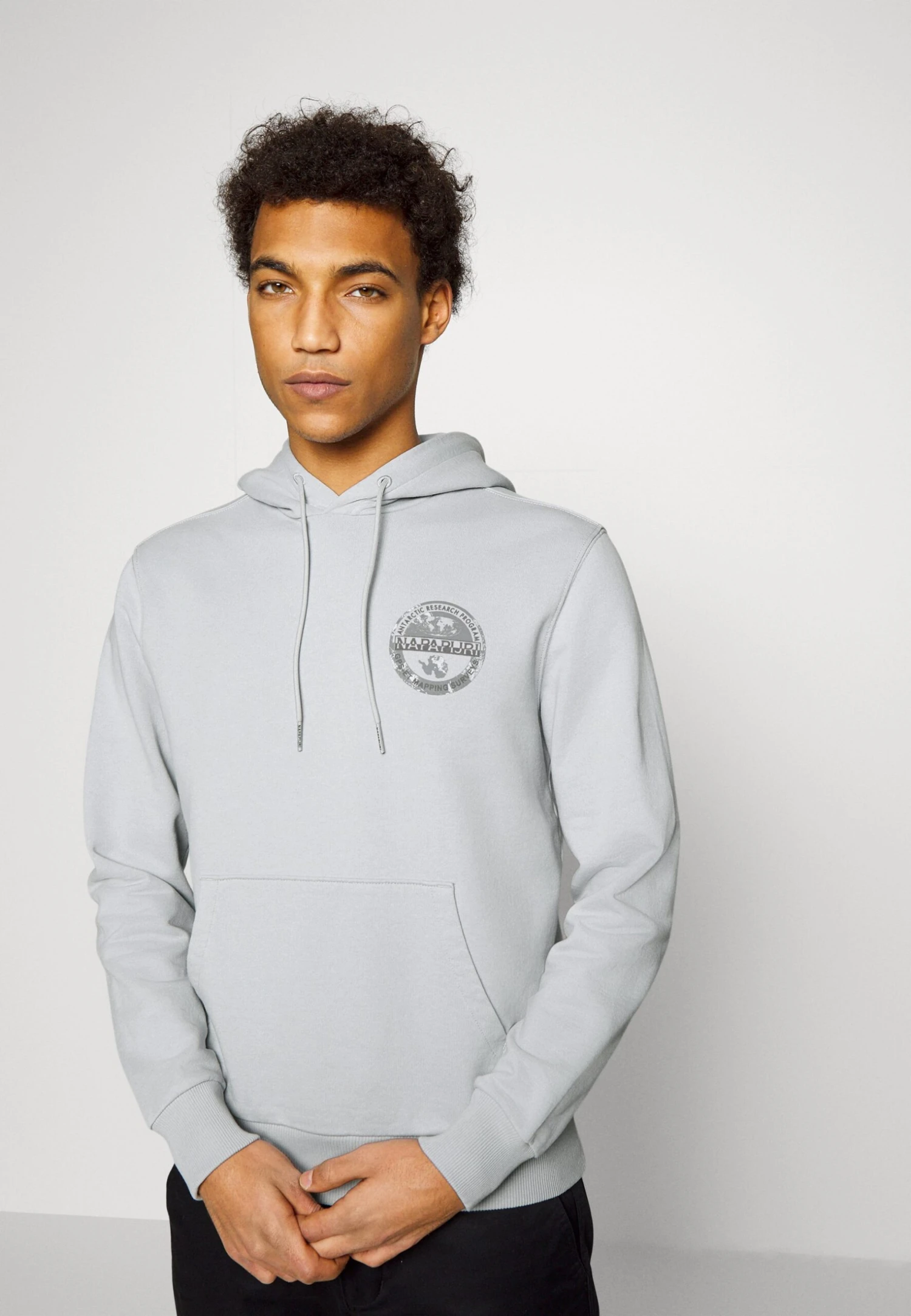 Napapijri Bollo - Hoodie - Light Grey 6 Napapijri Bollo - Hoodie - Light Grey - Afbeelding 4
