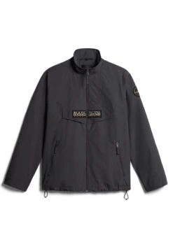 Napapijri Rainforest Open Stand - Lichte Jas - Dark Grey Solid -Napapijri 1c865622037f4fd2b045a21be503434f