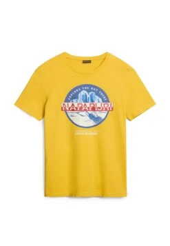 Napapijri S-Forsteri - T-Shirt Print - Yellow Daylily -Napapijri 1ec54993609443f08ba94ab4ee7cffcc