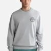 Napapijri Bollo Crew Neck Summer - Sweater - Light Grey Solid -Napapijri 2501b6edbb3c4beea6b5580c492730fa