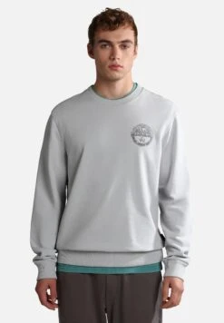 Napapijri Bollo Crew Neck Summer - Sweater - Light Grey Solid