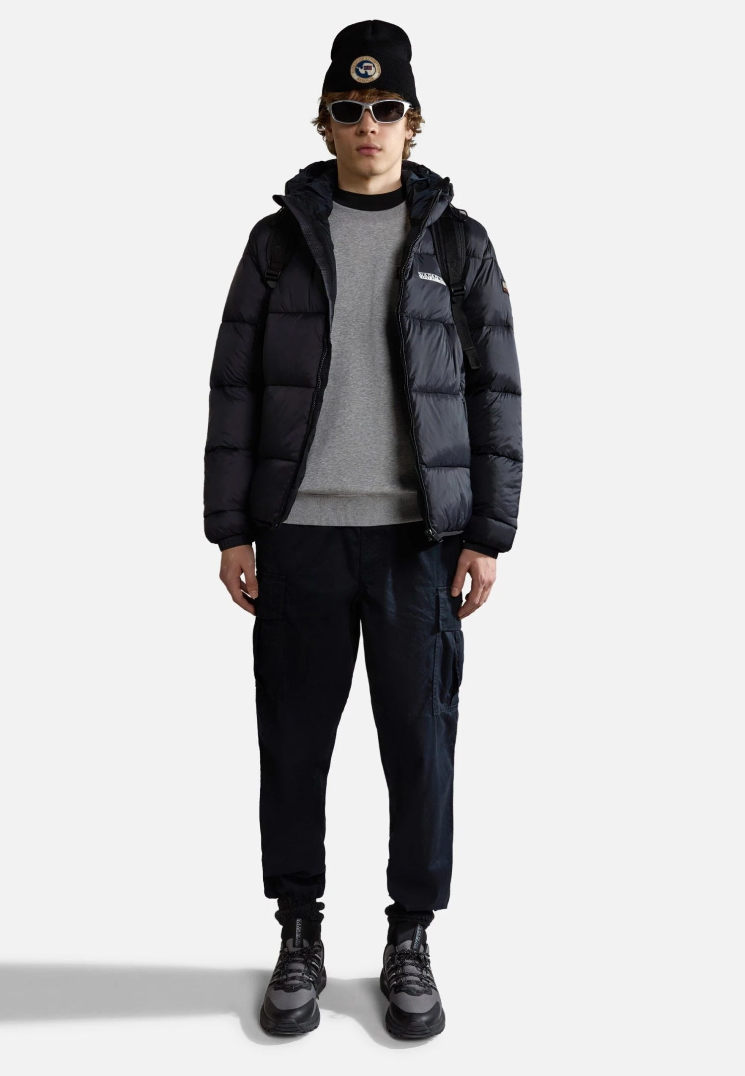 Napapijri B-Iaato C - Sweater - Medium Grey Melange 4 Napapijri B-Iaato C - Sweater - Medium Grey Melange - Afbeelding 2