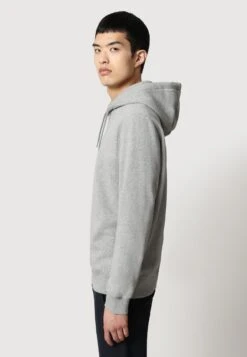 Napapijri Balis - Hoodie - Medium Grey Melange -Napapijri 27fa52f470854dd8a04ec24ff8c94c3a