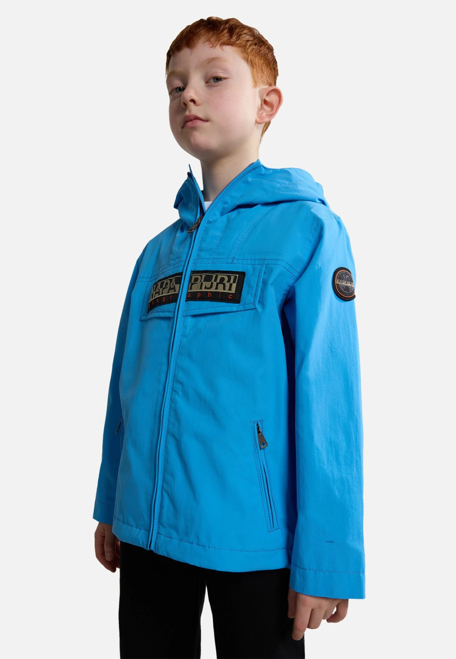 Napapijri Rainforest Summer Open - Lichte Jas - Blue Azure B2C 4 Napapijri Rainforest Summer Open - Lichte Jas - Blue Azure B2C - Afbeelding 2