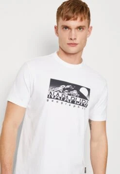 Napapijri S-Quito Ss - T-Shirt Print - Bright White -Napapijri 2ce2d92448d14cd3922b986d9211f3f8