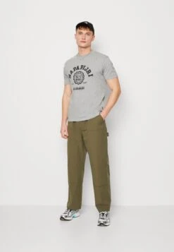 Napapijri S-Quito Ss - T-Shirt Print - Grey -Napapijri 2e28ea979c1e4d6087b7bf3c2e20c289