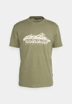 Napapijri Racing - T-Shirt Print - Green Lichen -Napapijri 2e4a8fac601c45359cf5609d5acc1772