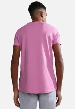 Napapijri Salis - T-Shirt Basic - Pink Cyclam -Napapijri 2f8f3f1e3a59440993ef6e3f2cacf363