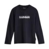 Napapijri S Box Ls - Longsleeve - Blu Marine -Napapijri 31a9ef4f192b4ca1b3e8e7fef573b1a9
