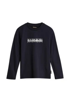 Napapijri S Box Ls - Longsleeve - Blu Marine