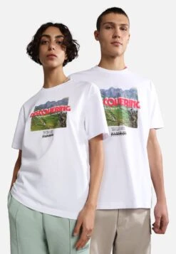 Napapijri Bolivar - T-Shirt Print - Bright White