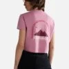 Napapijri S-Rope Ss Crop 1 - T-Shirt Print - Pink Foxglo -Napapijri 3492338a6b654e98880a3d4013588967