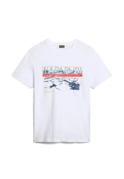 Napapijri S-Forsteri - T-Shirt Print - Bright White -Napapijri 363d37fcdfe248e6851f31ae3123456e