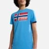 Napapijri Zamora - T-Shirt Print - Blue Azure B2C -Napapijri 379c63353d6d42f0b0f5310bc7dcd6a7
