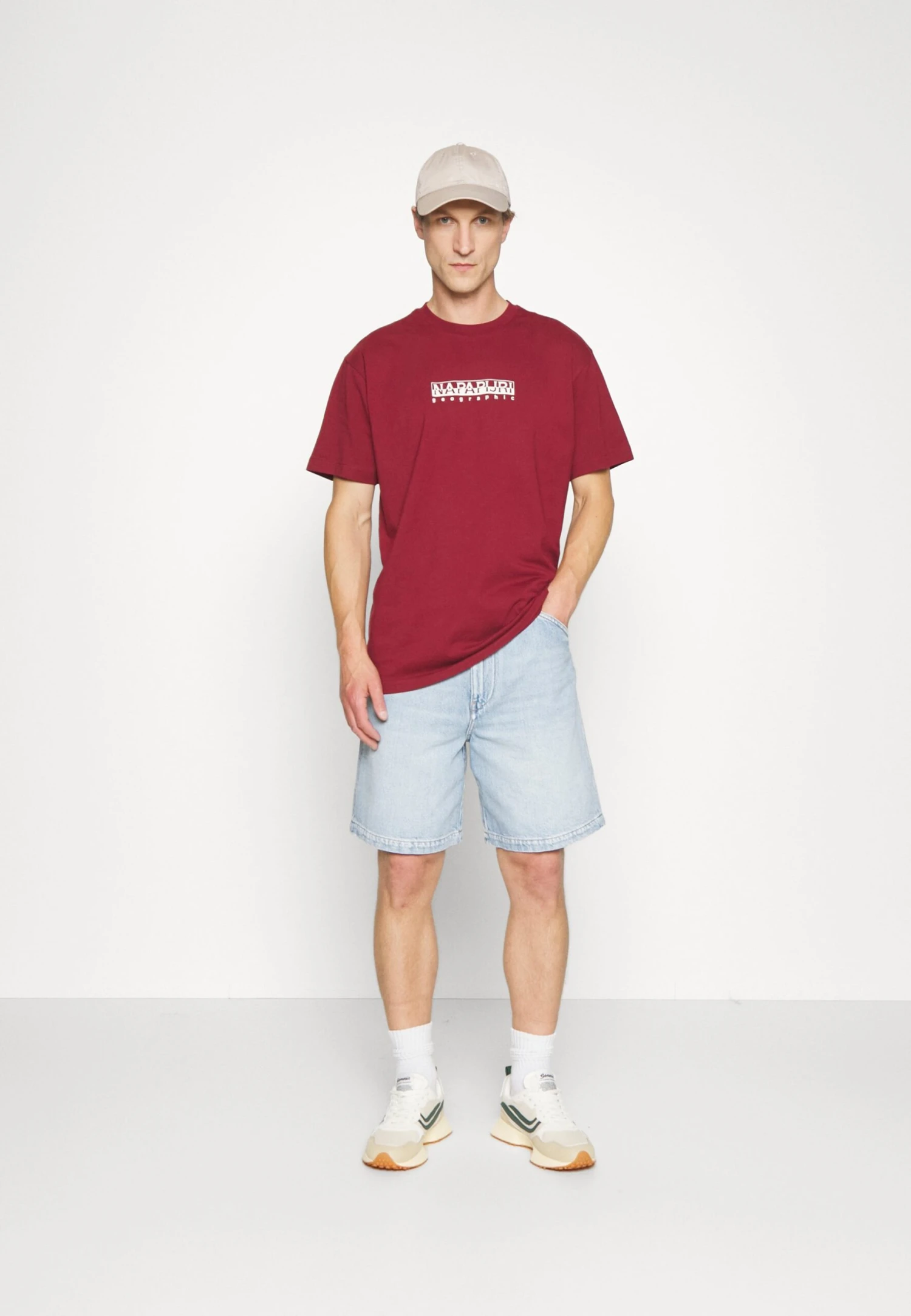 Napapijri S Box Ss - T-Shirt Print - Vint Amaranth 4 Napapijri S Box Ss - T-Shirt Print - Vint Amaranth - Afbeelding 2