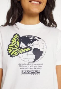 Napapijri Chokela - T-Shirt Print - Bright White -Napapijri 3f9d1d80733645f2982855889b989b36