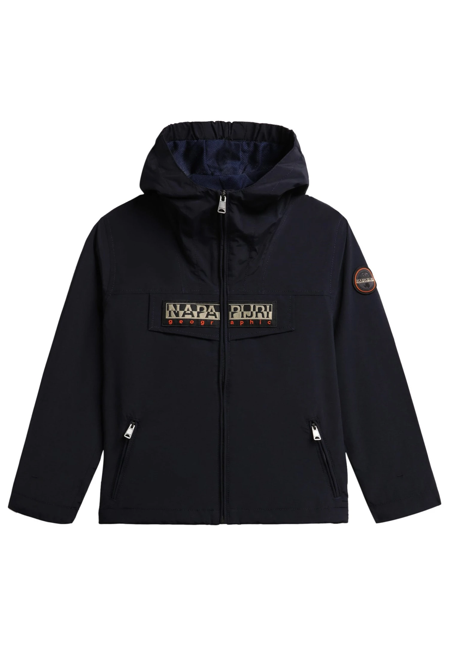 Napapijri Rainforest Summer Open - Lichte Jas - Blu Marine 6 Napapijri Rainforest Summer Open - Lichte Jas - Blu Marine - Afbeelding 4