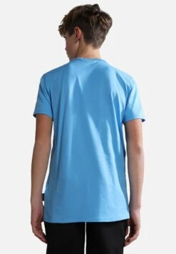 Napapijri S-Box - T-Shirt Print - Blue Azure B2C -Napapijri 4214dd7adbaf4396b7155db7227cec27