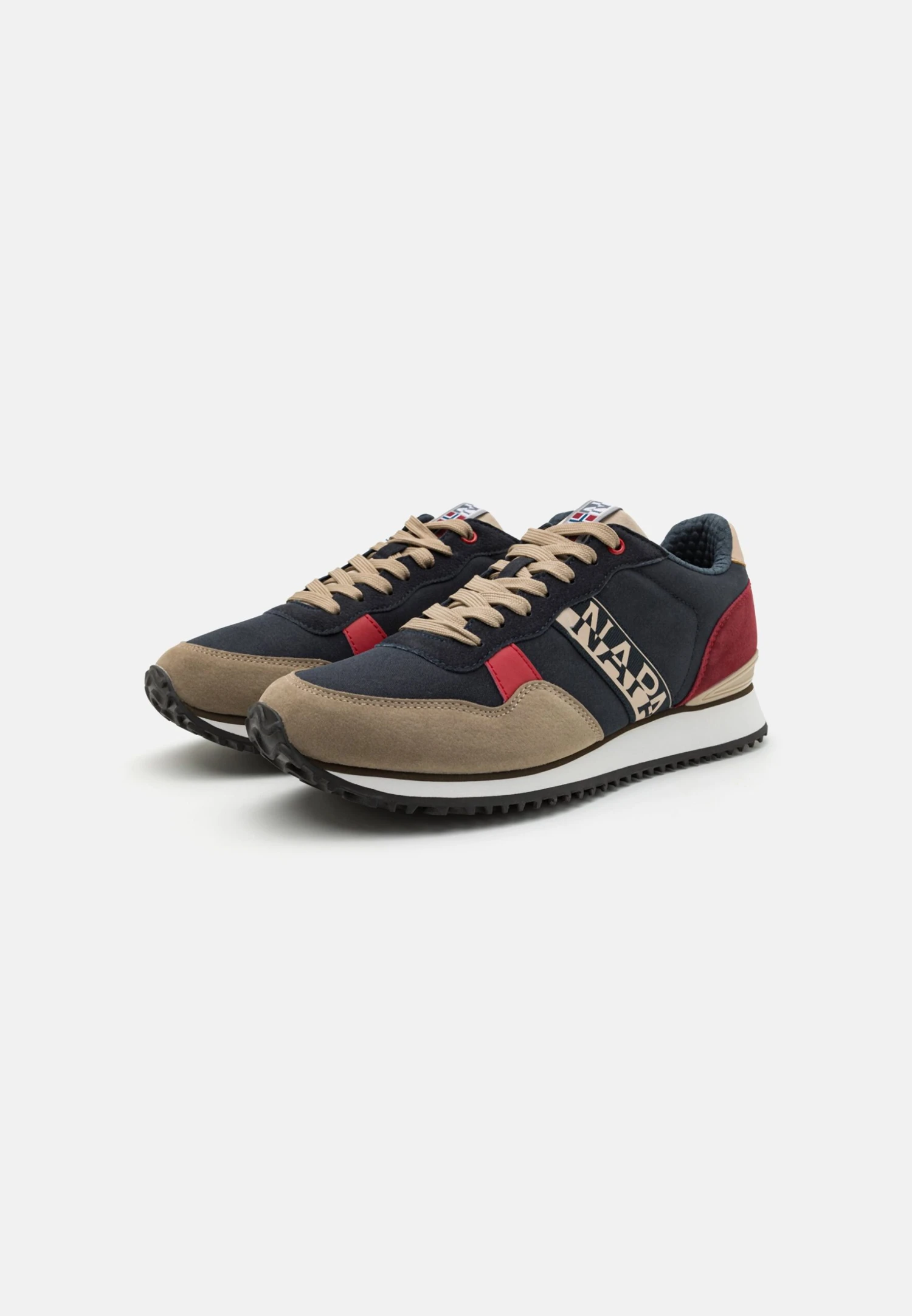 Napapijri Cosmos - Sneakers Laag - Navy/Beige/Red 4 Napapijri Cosmos - Sneakers Laag - Navy/Beige/Red - Afbeelding 2