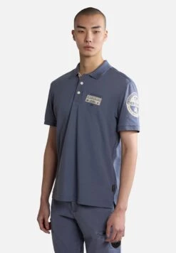 Napapijri Amundsen - Poloshirt - Blu Grisail Bd