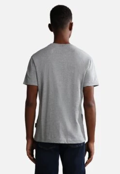 Napapijri S-Ayas - T-Shirt Print - Med Grey Mel -Napapijri 45b3122816be4243a2143c55ff6b6d0d