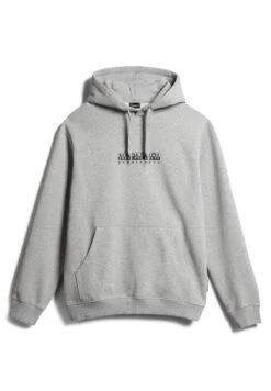 Napapijri B-Box- Hoodie - Medium Grey Melange -Napapijri 46b023c6a0984184ae922100255c1f10