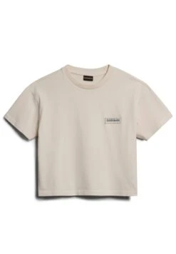 Napapijri S-Morgex W - T-Shirt Basic - Whitecap Gray -Napapijri 47afcfbee93e4dbbb59e5ae8d8e60de6