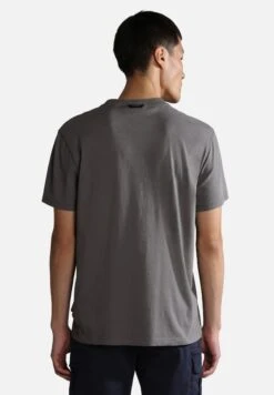 Napapijri S-Maccas - T-Shirt Print - Gray Granit H -Napapijri 4986b49b6ba24f128e1626681c431df9
