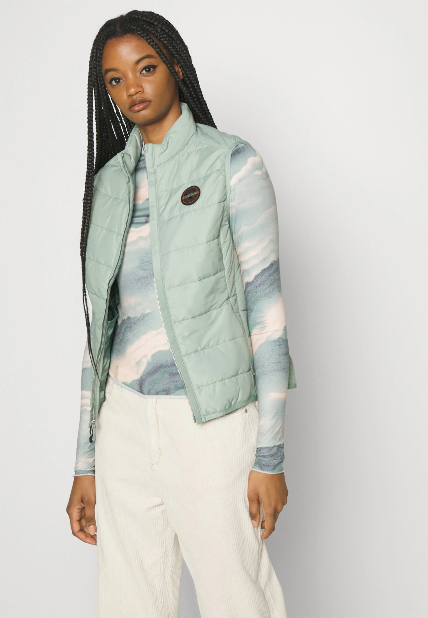 Napapijri Acalmar Vest - Vest - Green Iceberg 8 Napapijri Acalmar Vest - Vest - Green Iceberg - Afbeelding 6